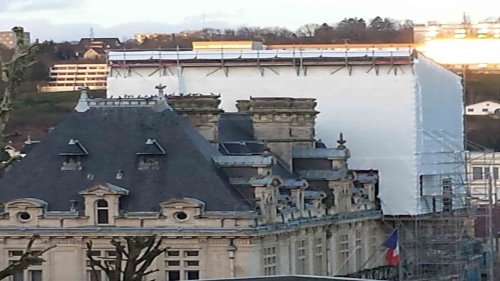 Bâche thermo rétractable pour échafaudage sur Montpellier